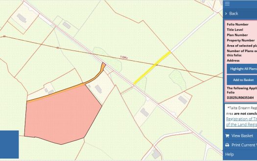 LAND TO LEASE c.9.58Acres (c.3.88ha) Corrinenty, Shantonagh, Castleblayney, Co.Monaghan